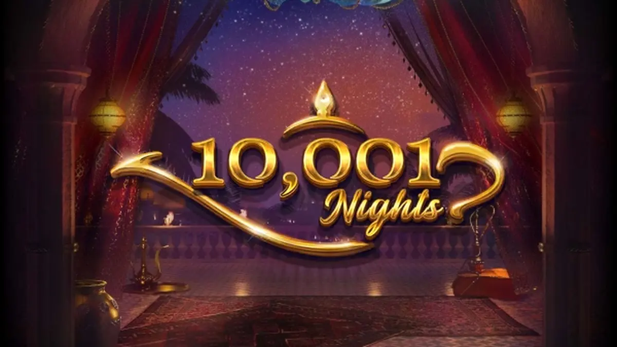 Tampilan visual slot 10,001 Nights dengan tema Timur Tengah yang eksotis.