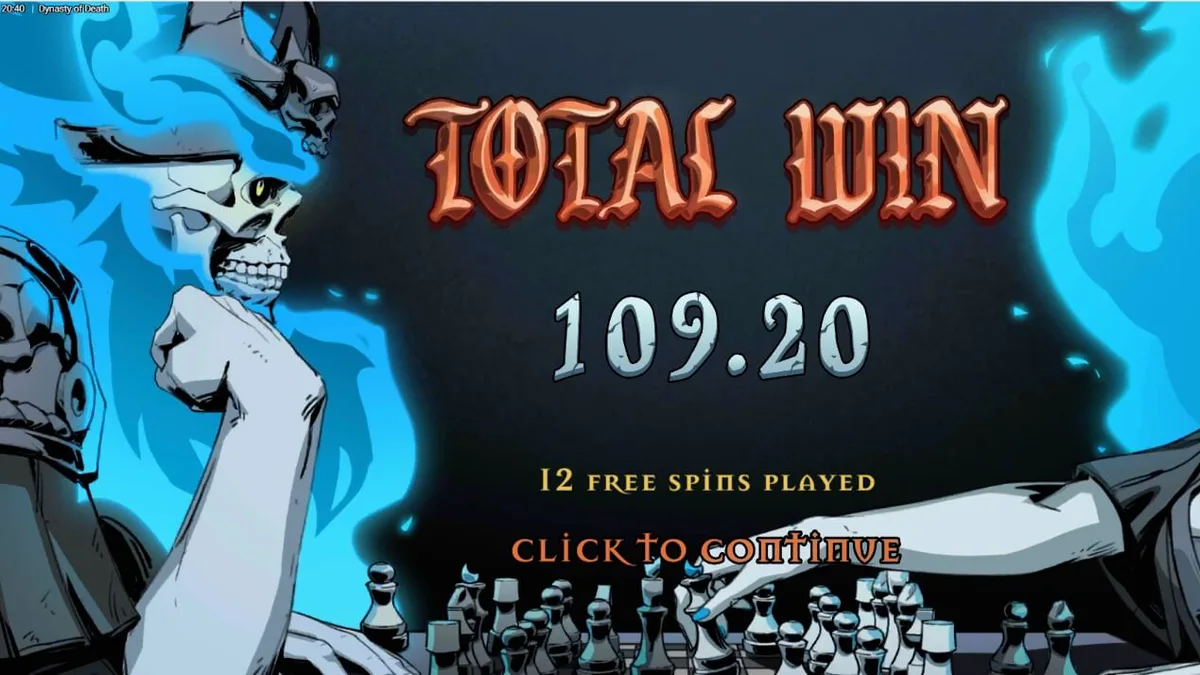 Tampilan visual slot Dynasty of Death dengan tema mitologi Yunani